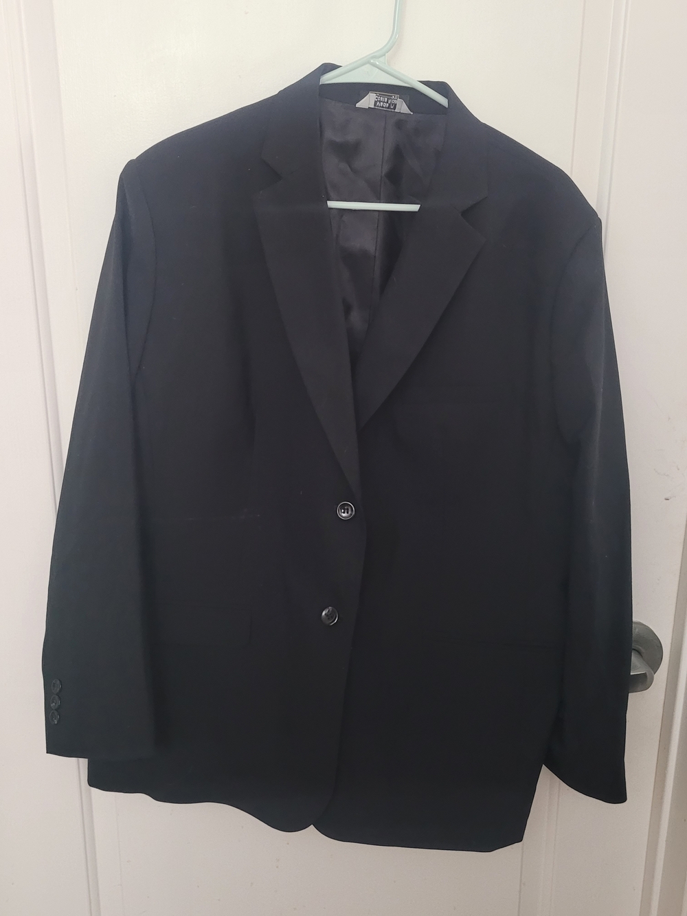 Edwards Signature Series Black Single Breasted Womem's Blazer Sz 24R